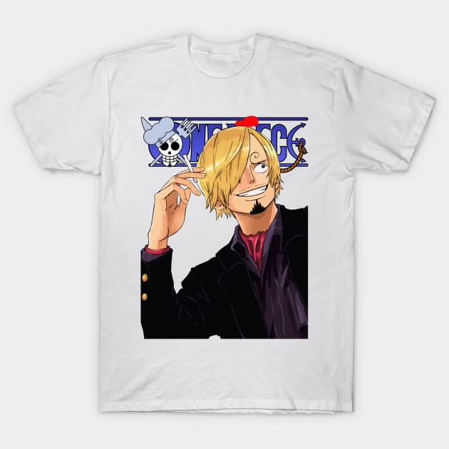 Vinsmoke Sanji One Piece T-Shirt by KDungUniversal